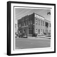 The Paducah Sun Democrat Building, Owned by Edwin J. Paxton and Son Edwin, Jr-Walker Evans-Framed Photographic Print