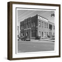 The Paducah Sun Democrat Building, Owned by Edwin J. Paxton and Son Edwin, Jr-Walker Evans-Framed Photographic Print