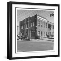 The Paducah Sun Democrat Building, Owned by Edwin J. Paxton and Son Edwin, Jr-Walker Evans-Framed Photographic Print