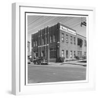 The Paducah Sun Democrat Building, Owned by Edwin J. Paxton and Son Edwin, Jr-Walker Evans-Framed Photographic Print