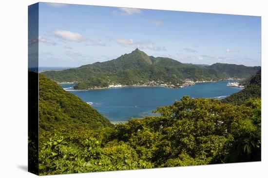 The Pago Pago Harbour, Tutuila Island, American Samoa, South Pacific-Michael Runkel-Stretched Canvas