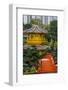 The pagoda at the Chi Lin Nunnery and Nan Lian Garden, Kowloon, Hong Kong, China.-Michael DeFreitas-Framed Photographic Print
