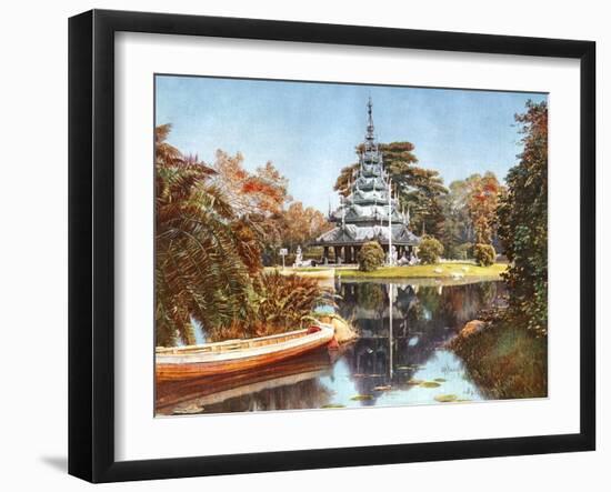 The Pagoda, Eden Gardens, Calcutta, India, Early 20th Century-null-Framed Giclee Print