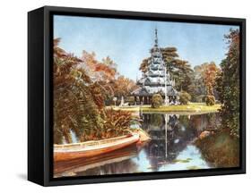 The Pagoda, Eden Gardens, Calcutta, India, Early 20th Century-null-Framed Stretched Canvas