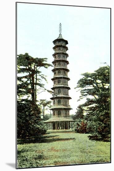 The Pagoda, Kew Gardens, Richmond Upon Thames, London, 20th Century-null-Mounted Giclee Print