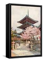 The Pagoda, Kyomidzu-Ella Du Cane-Framed Stretched Canvas
