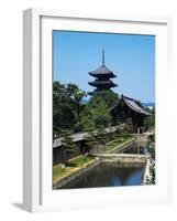 The Pagoda of the Five Orders in the Gardens of Toji Temple, Kyoto, Kansai, Japan, 9th Century-null-Framed Giclee Print