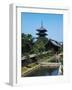 The Pagoda of the Five Orders in the Gardens of Toji Temple, Kyoto, Kansai, Japan, 9th Century-null-Framed Giclee Print