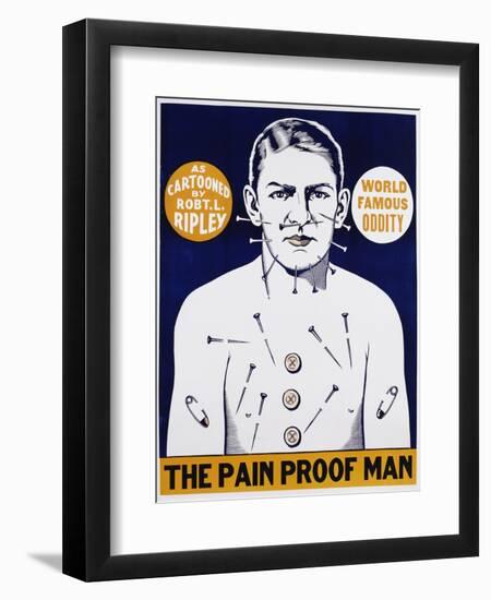 The Pain Proof Man Poster-null-Framed Giclee Print