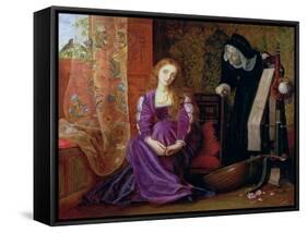 'The Pained Heart', or 'Sigh No More, Ladies', 1868-Arthur Hughes-Framed Stretched Canvas