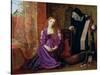 'The Pained Heart', or 'Sigh No More, Ladies', 1868-Arthur Hughes-Stretched Canvas