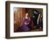 'The Pained Heart', or 'Sigh No More, Ladies', 1868-Arthur Hughes-Framed Premium Giclee Print