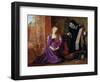 'The Pained Heart', or 'Sigh No More, Ladies', 1868-Arthur Hughes-Framed Premium Giclee Print