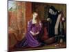 'The Pained Heart', or 'Sigh No More, Ladies', 1868-Arthur Hughes-Mounted Premium Giclee Print