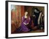 'The Pained Heart', or 'Sigh No More, Ladies', 1868-Arthur Hughes-Framed Premium Giclee Print