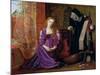 'The Pained Heart', or 'Sigh No More, Ladies', 1868-Arthur Hughes-Mounted Premium Giclee Print