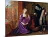 'The Pained Heart', or 'Sigh No More, Ladies', 1868-Arthur Hughes-Mounted Giclee Print