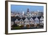 The Painted Ladies and the City at Dusk-Stuart-Framed Photographic Print