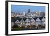 The Painted Ladies and the City at Dusk-Stuart-Framed Photographic Print