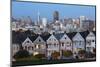 The Painted Ladies and the City at Dusk-Stuart-Mounted Photographic Print