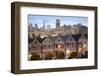 The "Painted Ladies" Townhouses Stand in Contrast to the Skyscrapers of San Francisco, California-Adam Barker-Framed Photographic Print