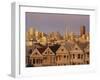 The 'Painted Ladies', Victorian Houses on Alamo Square, San Francisco, California, USA-Roy Rainford-Framed Photographic Print