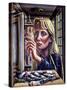 The Painter, 1995-PJ Crook-Stretched Canvas