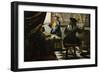 The Painter and His Model as Klio-Johannes Vermeer-Framed Giclee Print