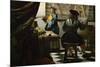 The Painter and His Model as Klio-Johannes Vermeer-Mounted Giclee Print