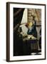 The Painter and His Model as Klio-Johannes Vermeer-Framed Giclee Print