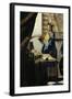 The Painter and His Model as Klio-Johannes Vermeer-Framed Giclee Print