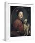 The Painter and His Pug , 1745-William Hogarth-Framed Giclee Print