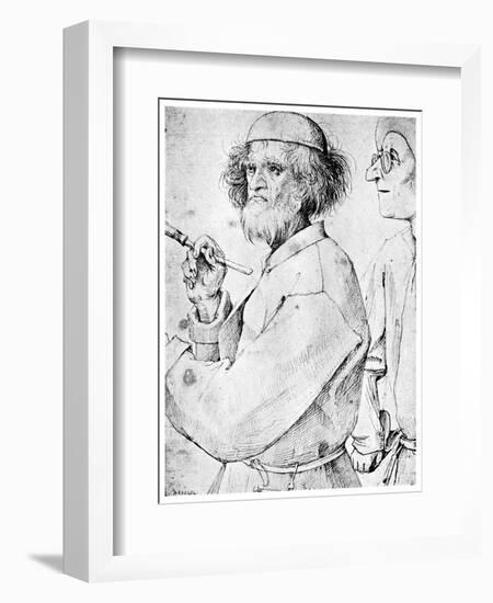 The Painter and the Connoisseur, C1565-Pieter Bruegel the Elder-Framed Giclee Print