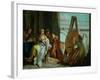 The Painter Apelles, Alexander the Great and Campaspe-Giovanni Battista Tiepolo-Framed Giclee Print