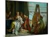 The Painter Apelles, Alexander the Great and Campaspe-Giovanni Battista Tiepolo-Mounted Giclee Print