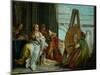 The Painter Apelles, Alexander the Great and Campaspe-Giovanni Battista Tiepolo-Mounted Giclee Print