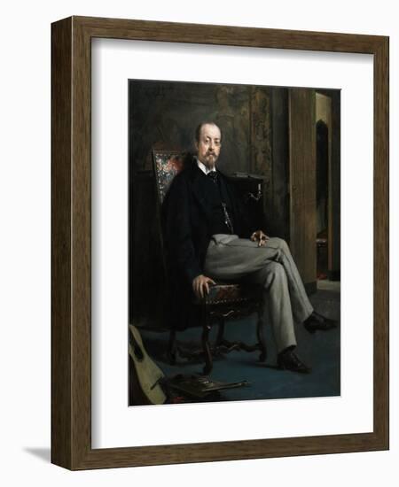 The Painter Benito Soriano Murillo, 1863-1867-Raimundo De madrazo-Framed Giclee Print