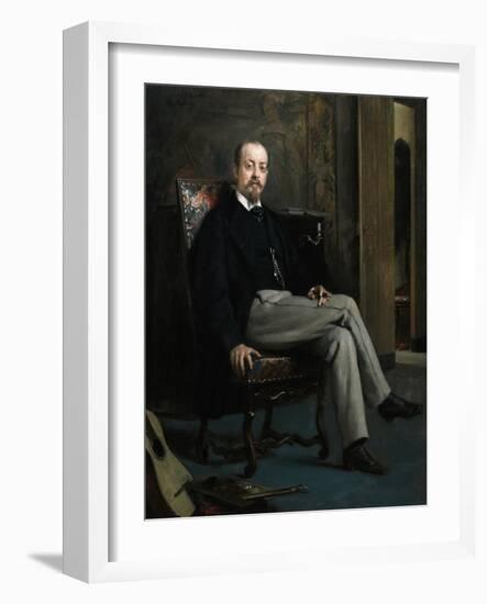 The Painter Benito Soriano Murillo, 1863-1867-Raimundo De madrazo-Framed Giclee Print