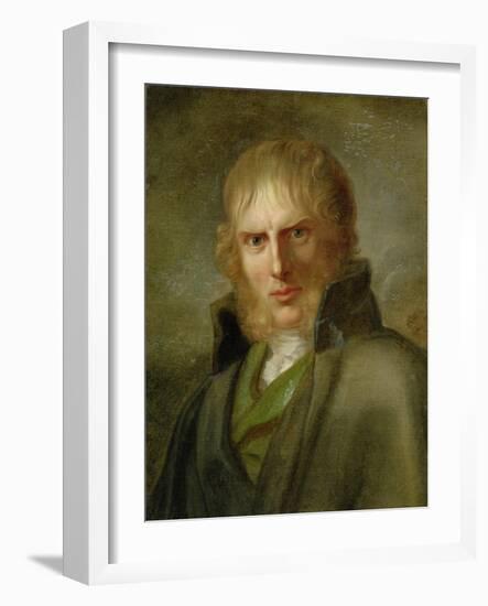 The Painter Caspar David Friedrich (1774-1840)-Franz Gerhard von Kugelgen-Framed Giclee Print