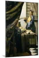 The Painter in His Studio, 1665-6-Johannes Vermeer-Mounted Giclee Print