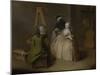 The Painter in His Studio, c.1741-4-Pietro Longhi-Mounted Giclee Print