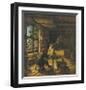 The Painter in his Studio-Adriaen Ostade-Framed Collectable Print