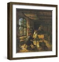 The Painter in his Studio-Adriaen Ostade-Framed Collectable Print