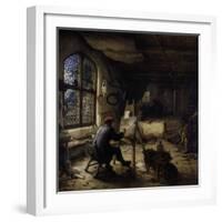 The Painter in His Studio-Adriaen Jansz. Van Ostade-Framed Giclee Print