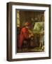 The Painter in His Studio-Francois Boucher-Framed Giclee Print