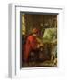 The Painter in His Studio-Francois Boucher-Framed Giclee Print