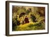 The Painter in the Garden-Carl Spitzweg-Framed Giclee Print