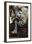 The Painter In The Studio of Bazille-Pierre-Auguste Renoir-Framed Art Print