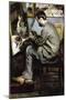 The Painter In The Studio of Bazille-Pierre-Auguste Renoir-Mounted Art Print