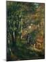 The painter Lecoeur in the woods of Fontainebleau. 1866 Canvas.-Pierre-Auguste Renoir-Mounted Giclee Print